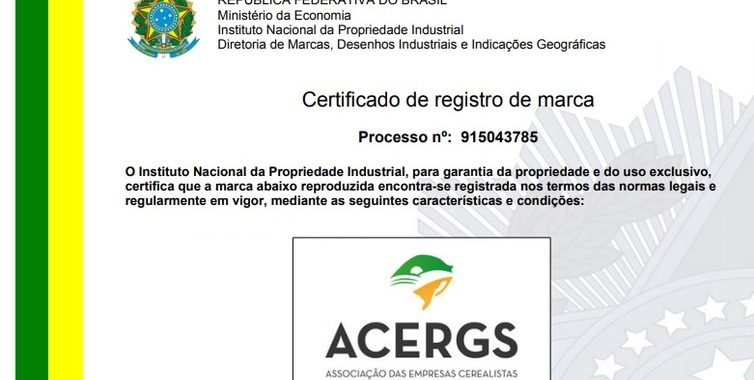 ACERGS – MARCA REGISTRADA, MARCA FORTE