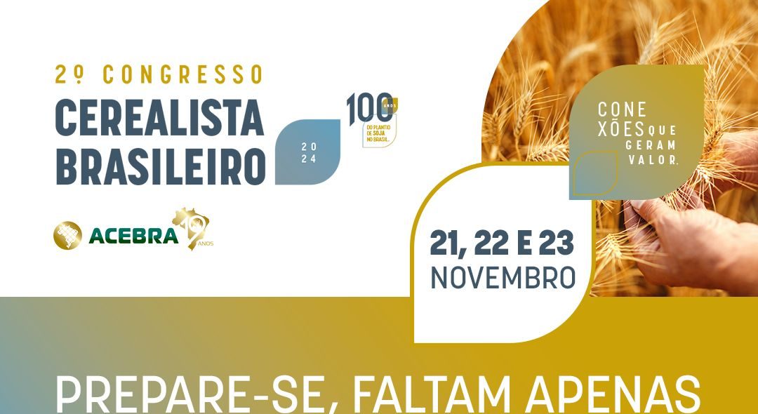 O 2º CONGRESSO CEREALISTA VEM AÍ!