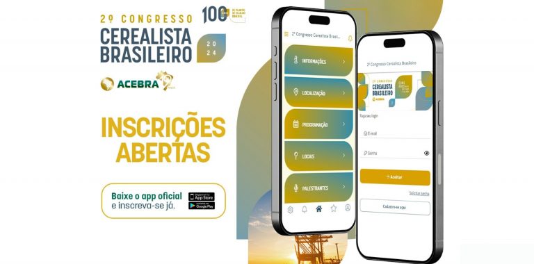 ABERTAS INSCRIÇÕES PARA O 2° CONGRESSO CEREALISTA BRASILEIRO